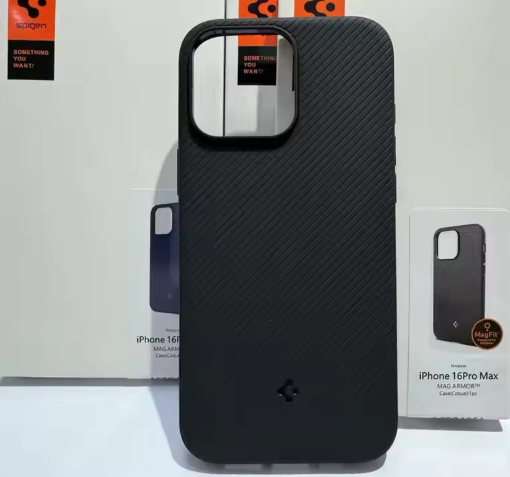 Spigen MagFit Textured Hardshell Phone Case- Apple iPhone 17 Series Spigen MagFit Textured Hardshell Phone Case- Apple iPhone 17 Series
